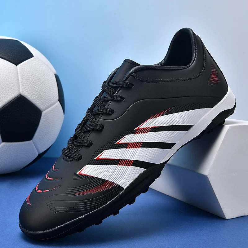 

Men Football Field Boots Professional Society Futsal Soccer Shoes Non Slip Top Quality Booties Comfortable Indoor Unisex Sneaker