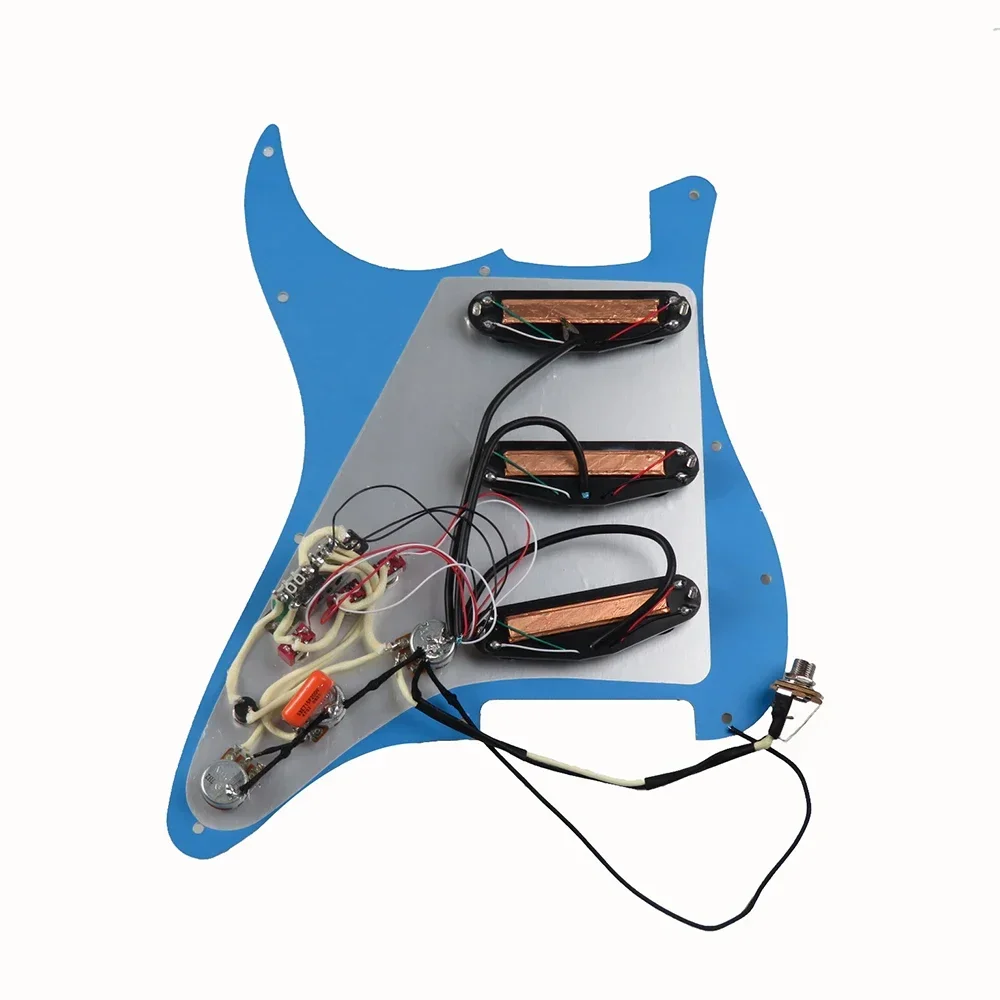 Q-X Music Store--guitar pickup fully loaded guard plate humbucking pickup multi-function push-pull single-cutswitch