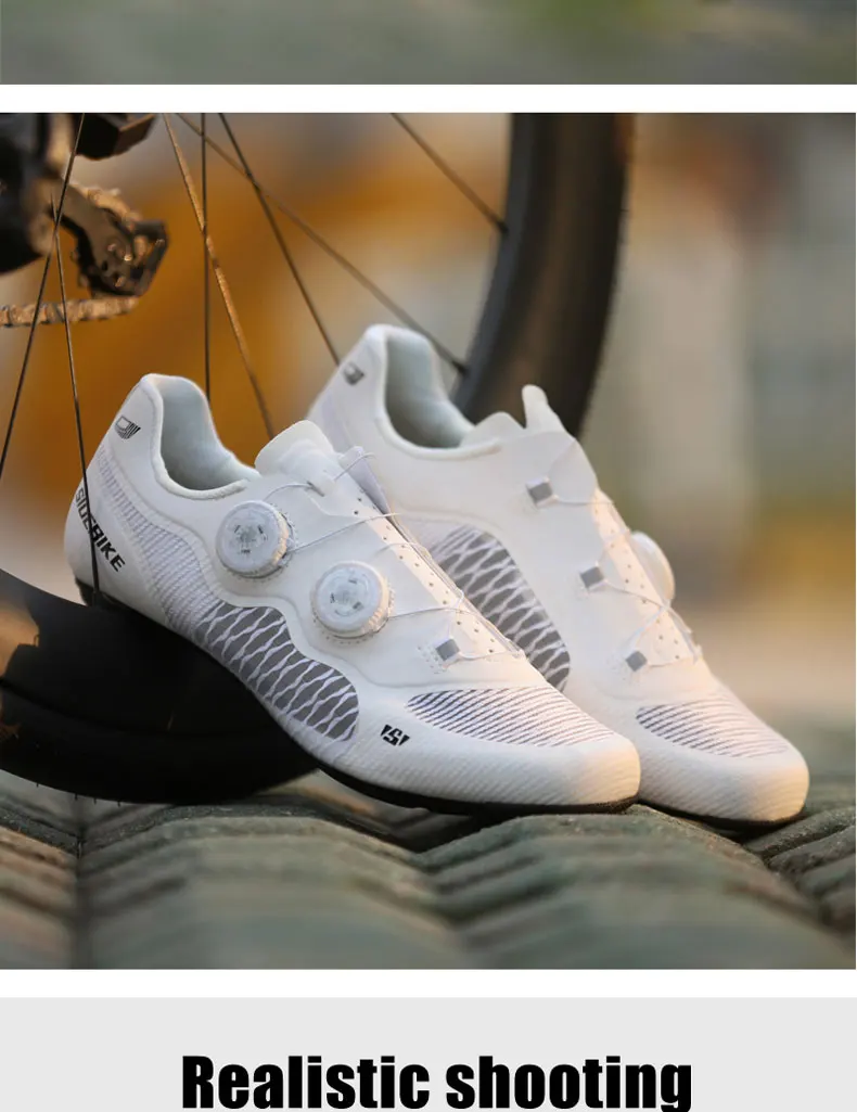 SDEQA Chaussures De Cyclisme Homme/femme – Compatibles SPD, SPD-SL, Look Delta – Semelle Dure En Nylon – Respirantes – Tailles 36 à 47