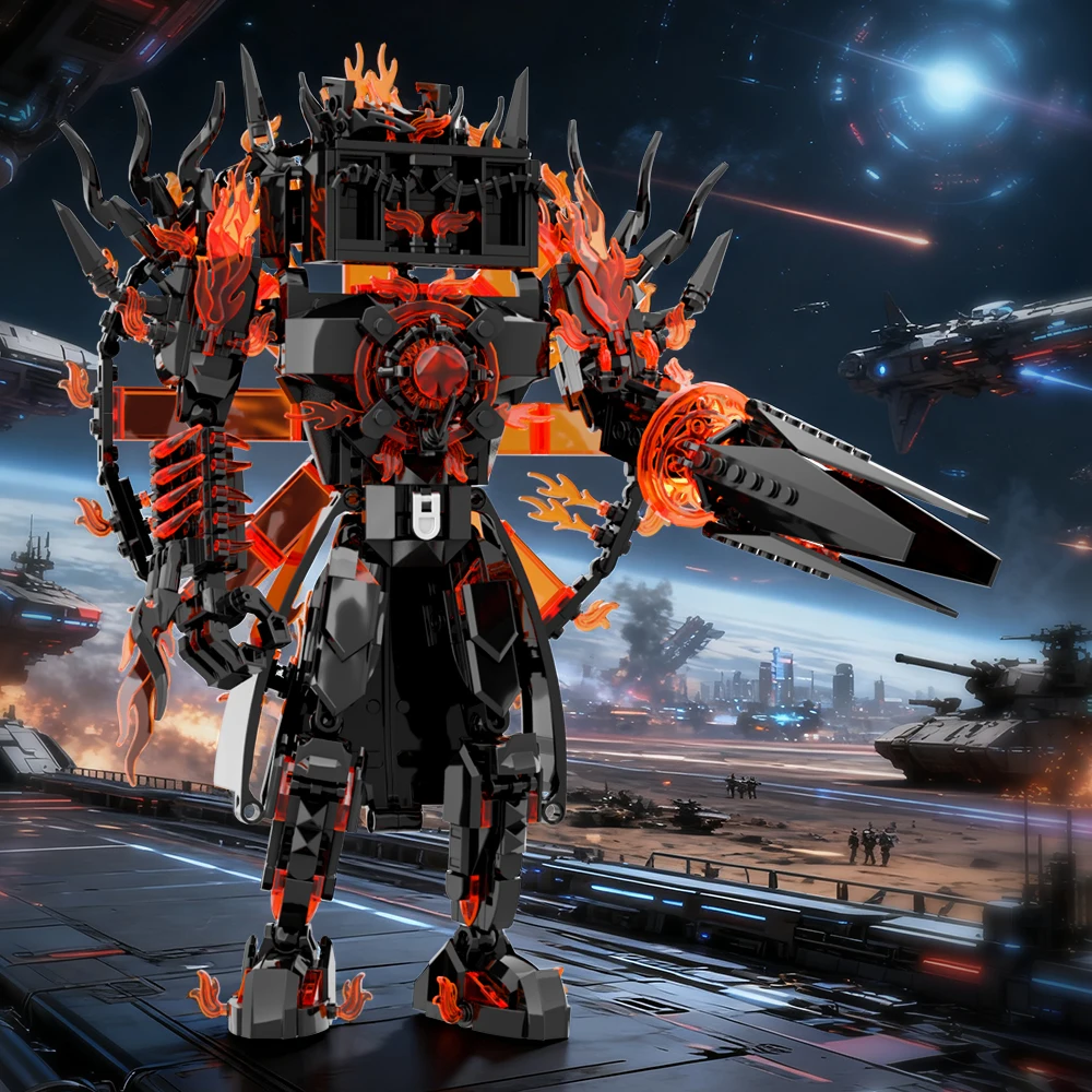 Skibidi أرقام المرحاض رجل عمل أرقام كتل اللعب TvMan مصور تيتان ساعة الملك الطوب لعب للأطفال عيد الميلاد عيد الفصح هدية