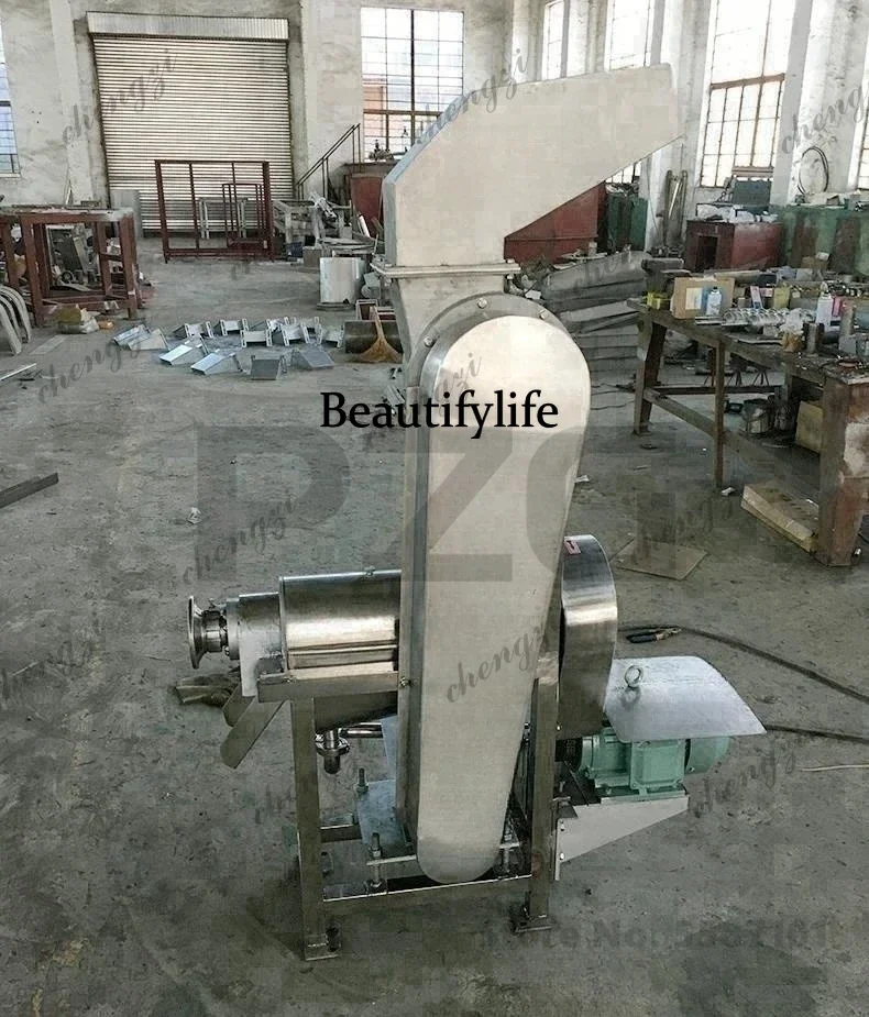 Multi-Purpose 500kg Spiral Juice Extractor Industrial Spiral Crushing Type Juice Machine For Apple Pear Carrots Pineapple Ginger
