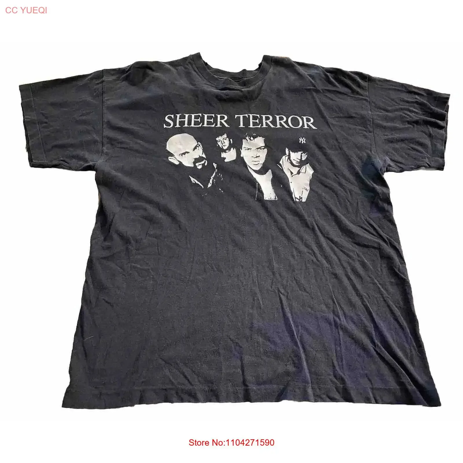 SHEER TERROR Unloved XL T Shirt Fathead Suburbia Joe Coffee NYHC Screen Stars vintage Washed Top For Everyday Wear homme
