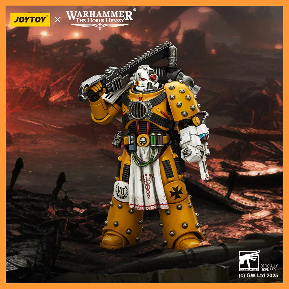 

【Готовый на 2 месяца 】JOYTOY Warhammer "The Horus Heresy" JT02472 1/18 Imperial Fists Legion Apothecary 3,75" Модель фигурки