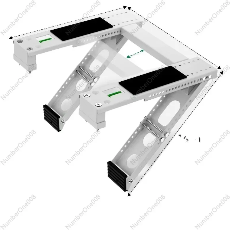 

Усиленный складной кронштейн для кондиционера - универсальное настенное крепление для оконных кондиционеров, максимальная нагрузка 200 кг