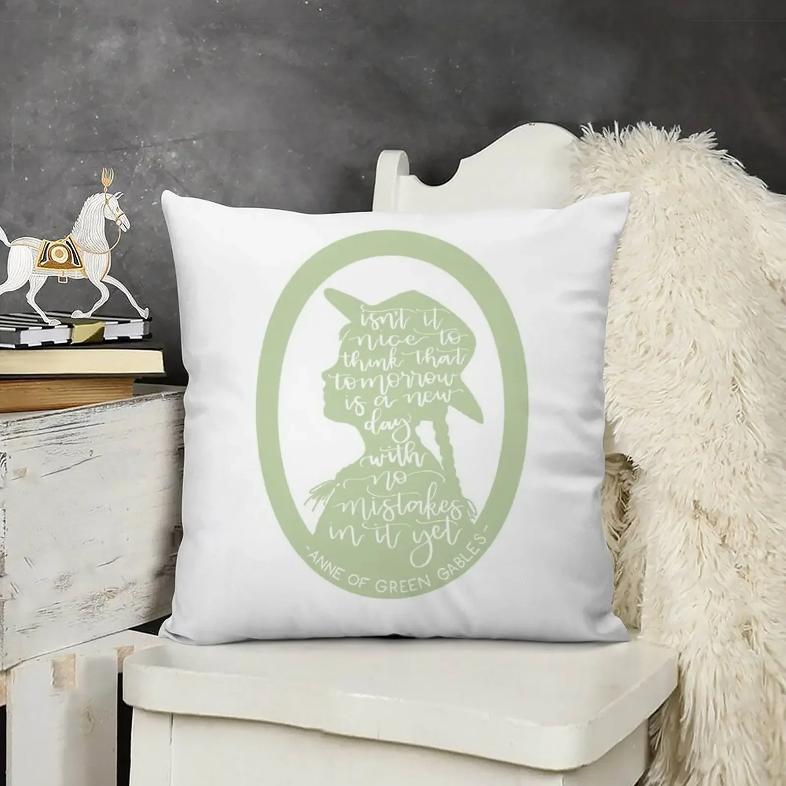 

Anne of Green Gables Quote Throw Pillow New year Throw Pillow Covers christmas decorations 2025 pillow