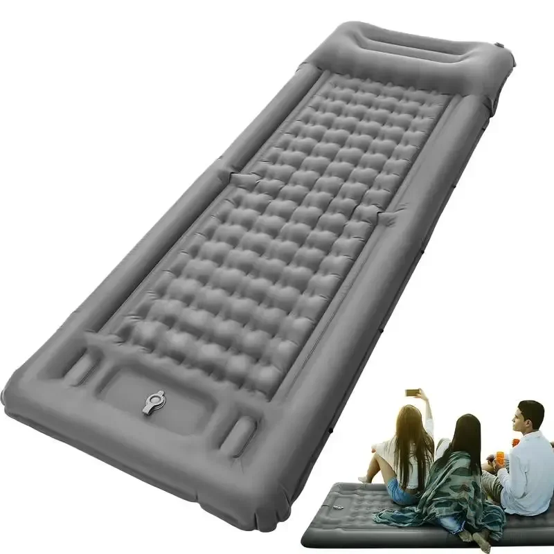 

Camping Sleeping Mat 12cm Thickened Air Mattress With Built-in Pillow Pump Waterproof Ultralight Sleeping Mat Camping Mattress