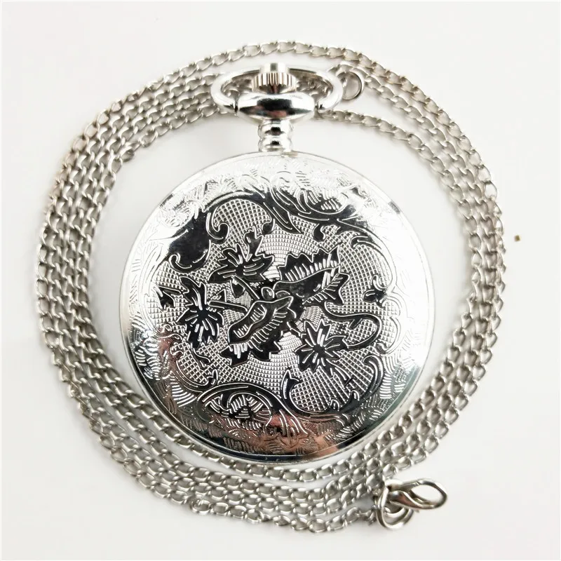 New Fashionable Style Antique Vintage Quartz Pocket Watch Round Case Pendant Necklace Chain Exquisite Clock For Men Women Gifts