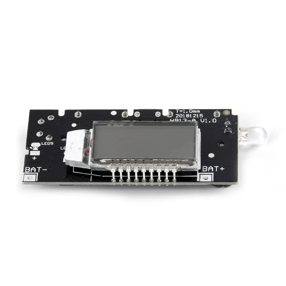 Circuit PCB Motherboard Protection Power Bank Charger Module Board DIY 57* 28mm Automatic Dual USB5V 1A Mobile