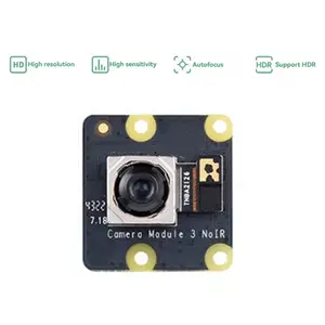 Bilashmart A32T Wide Noir Camera Module 3 Raspberry Pi 4B/3B+ /3A+ /3B/2B/B+ /A+ IMX708 11.9MP 75° Field Angle