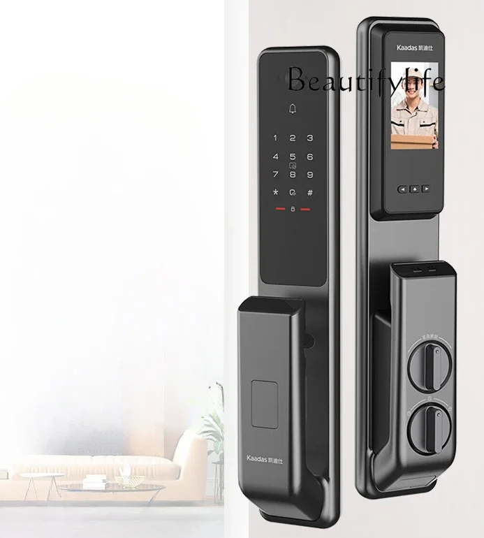 Security Finger Vein Smart Door Lock Visual Door Indoor Screen Password Home Door Electronic Lock