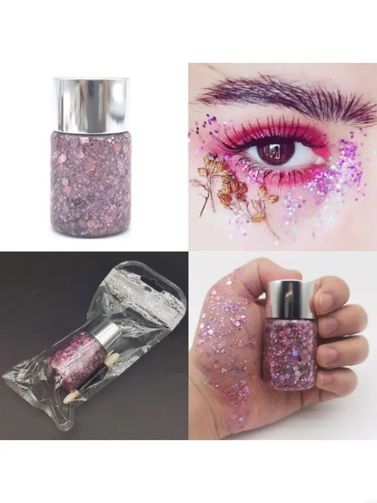 Metallic Gel for Stage Makeup and Festival Decorations
