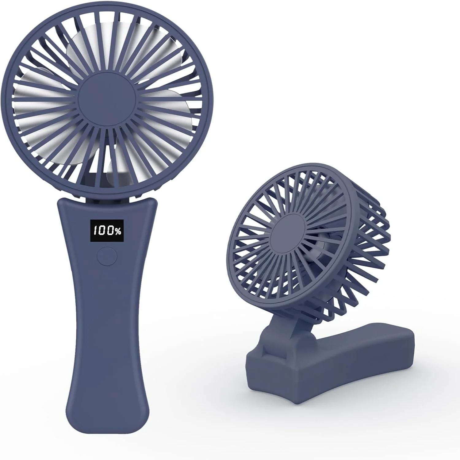 Mini Portable Fan, Powerful  Fan, 2.5Hrs Working Time,  Speeds Strong Wind, 90° Ajustable Fan for Indoor Outdoor