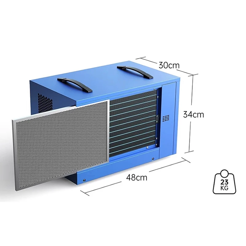 Dehumidifier Large-Capacity Dehumidifier Suspended Central Ducting Hidden Moisture Absorber Commercial Industrial Dehum
