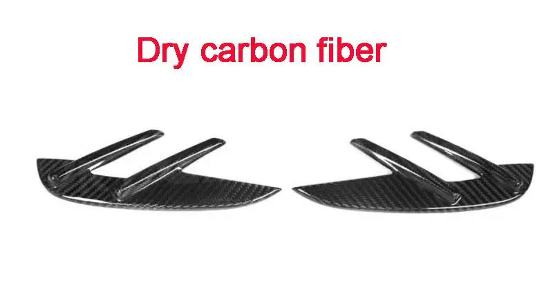 Dry Carbon Fiber Car Side Fender Splitters Trim For BMW 3 4 Series G80 M3 G82 G83 M4 2021+ Shark Gills Side Vent Replace