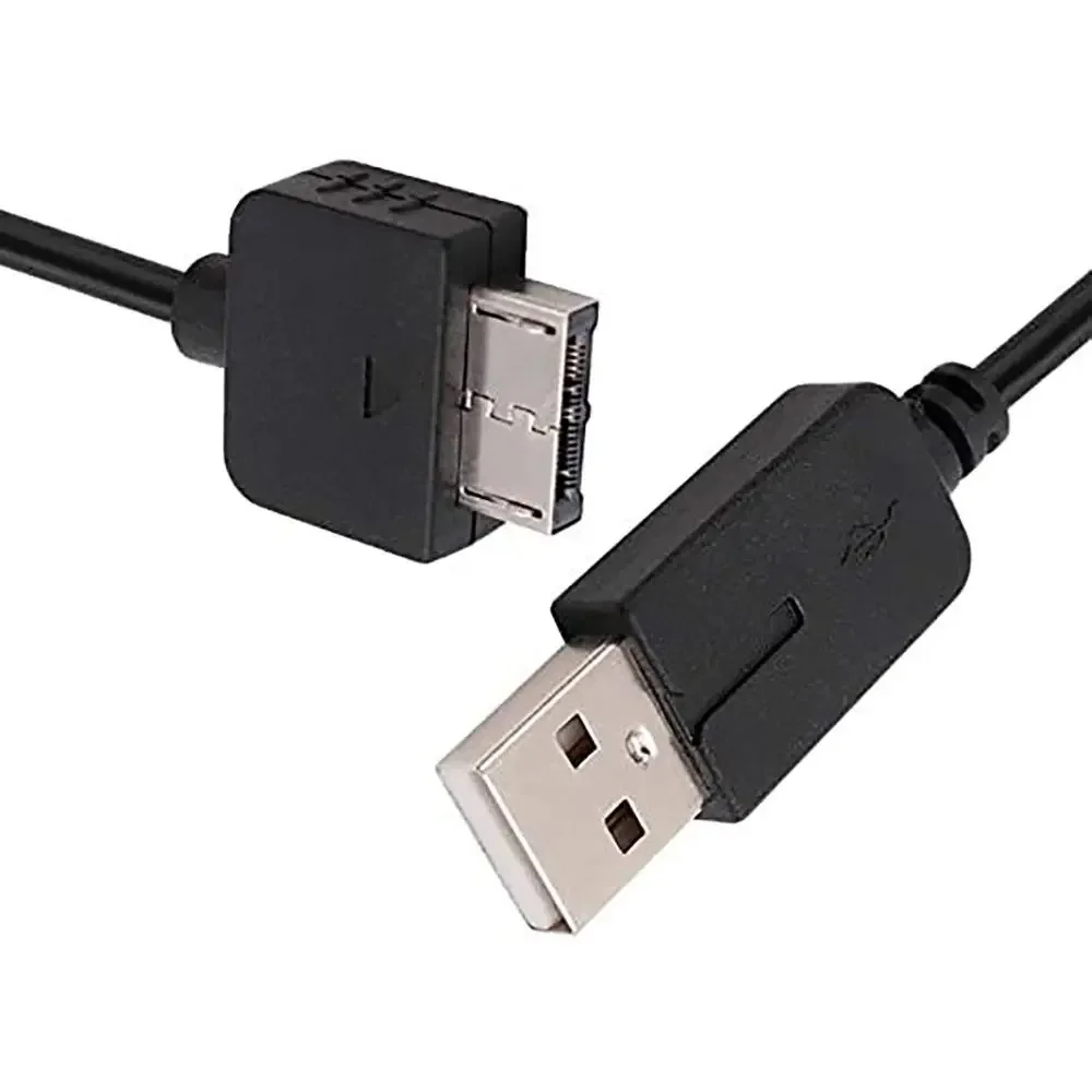 Cable de carga y datos USB 2 en 1, cable de sincronización de datos, consola portátil, cargador de máquina de juegos de 1M, cable de datos para Playstation Vita