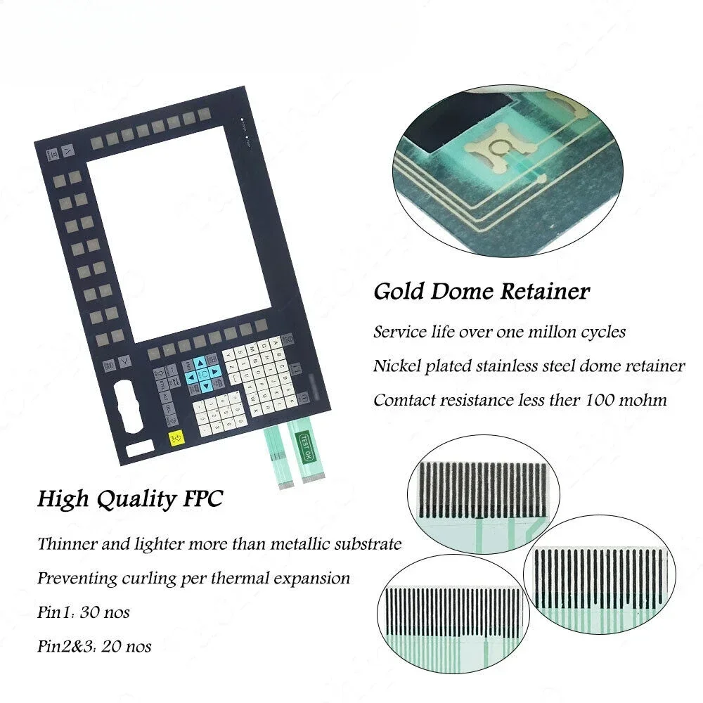 6FC5 203-0AF02-0AA1 Membrane Keyboard for 6FC5203-0AF02-0AA1 OP012 Keypad Switch