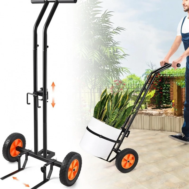 

Plant trolley Indoor and outdoor use Heavy duty plant trolley Flower pot mobile trolley
