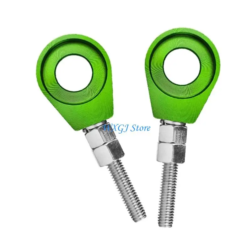 

37JE Motorcycle Rear Chain Tension Regulator Aluminum Alloy Chain Adjuster Smooth Ride Optimizer Tool Set
