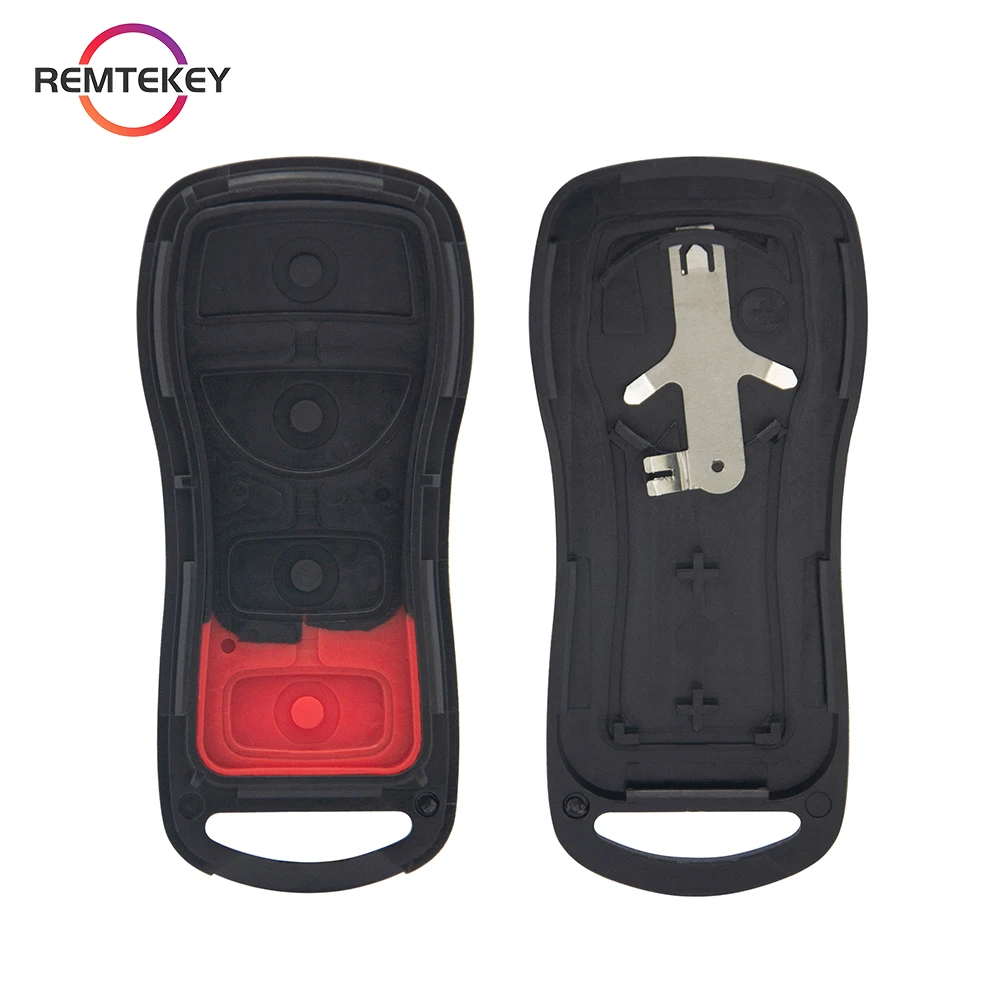 REMTEKEY FCC KBRASTU15 Remote Fob Case Shell 3/4 Button for Nissan Xterra Pathfinder Frontier 2002 2003 2004 Infiniti FX35 FX45