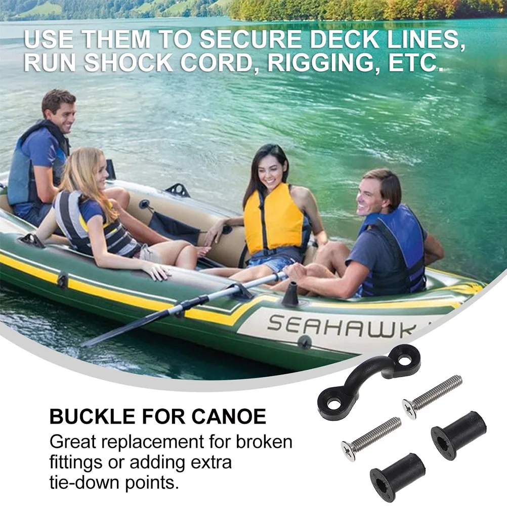 

Elastic Rope Buckle Canoe Kayak Accessories Kayaking High Strength Nylon Clasp Replacement Parts