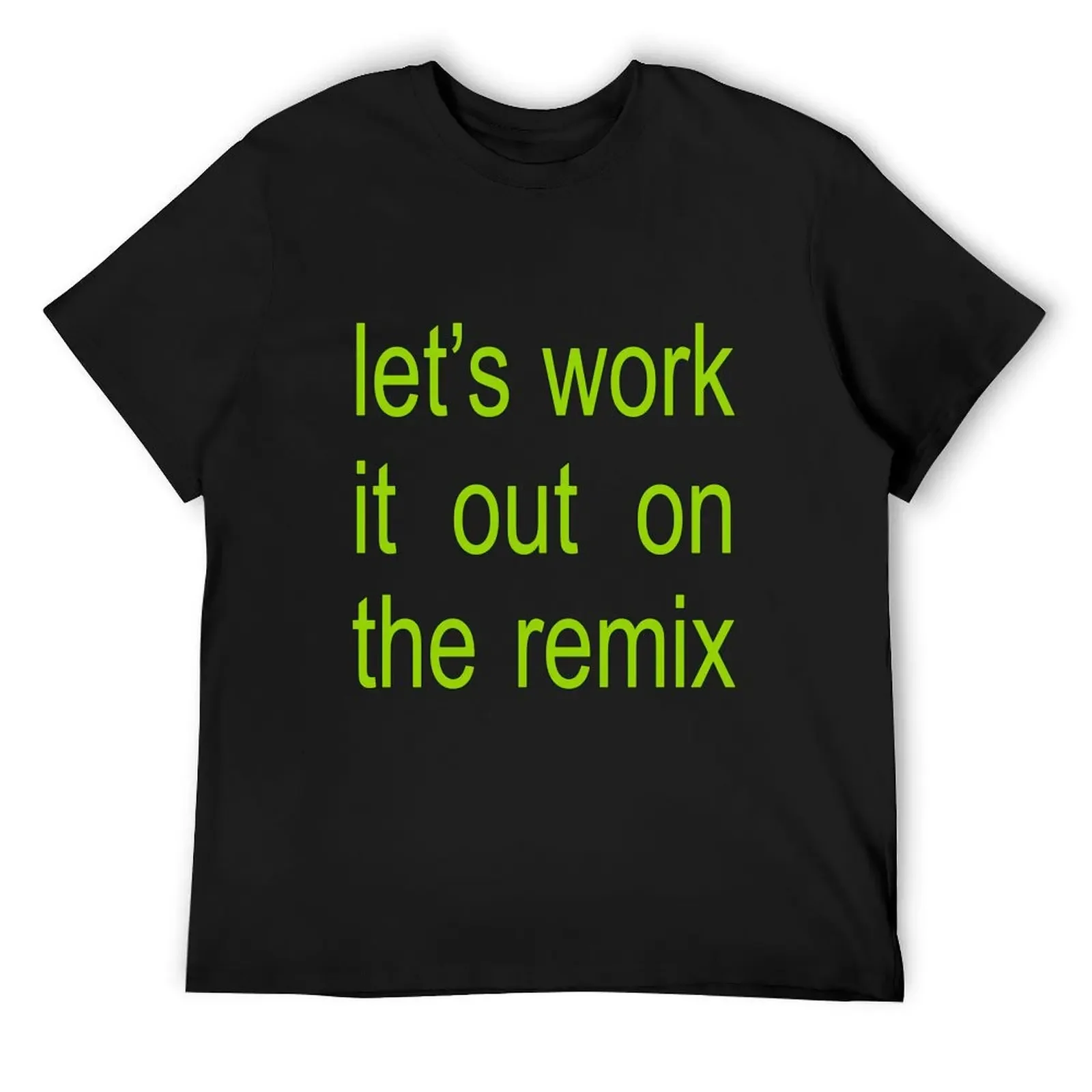 Let's work it out on the remix T-Shirt aesthetic clothes animal prinfor boys t shirt for men