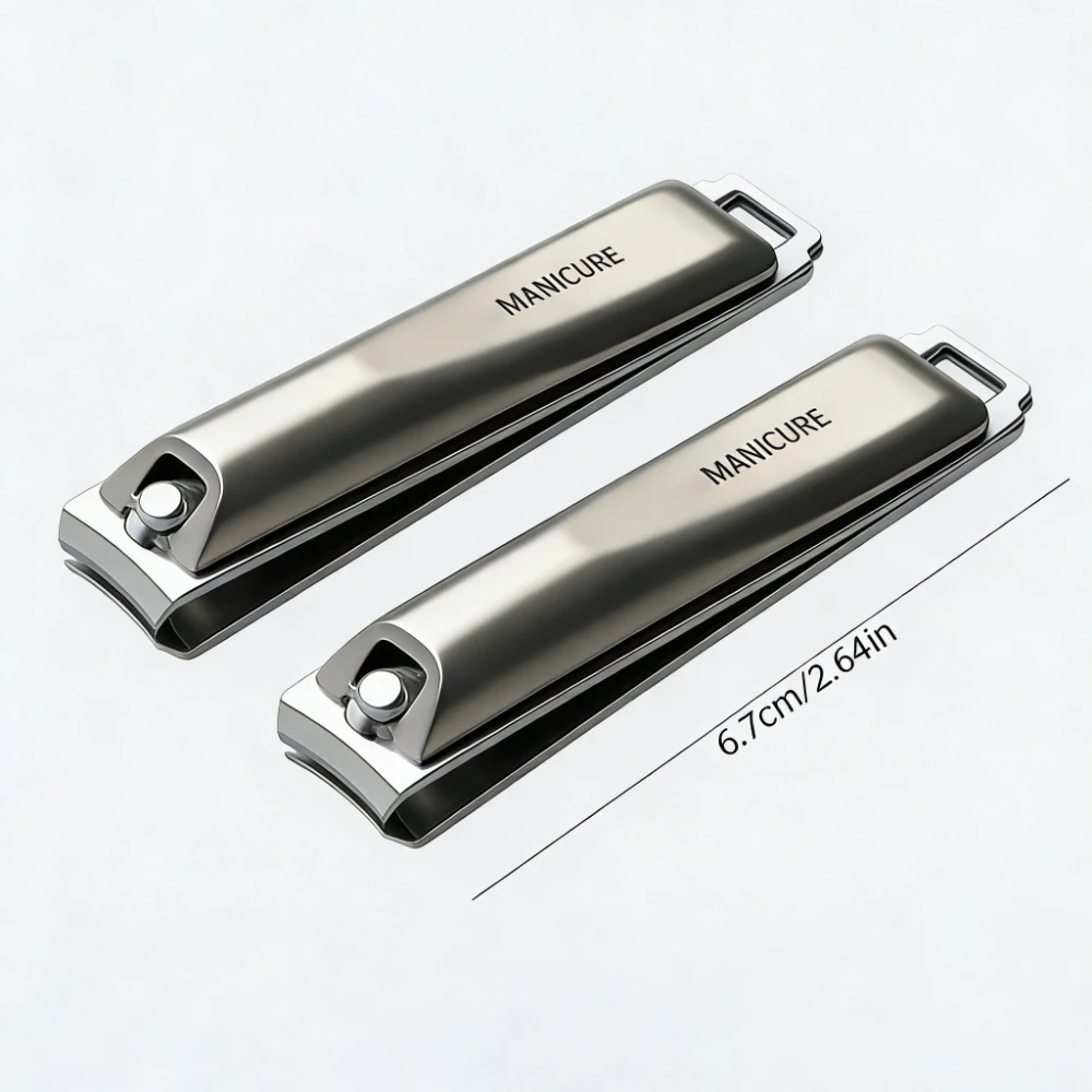 Stainless Steel Nail Clipper Sharp Precise Nail and Toenail Edges Thick Nail Trimmer with Stylish Modern Design
