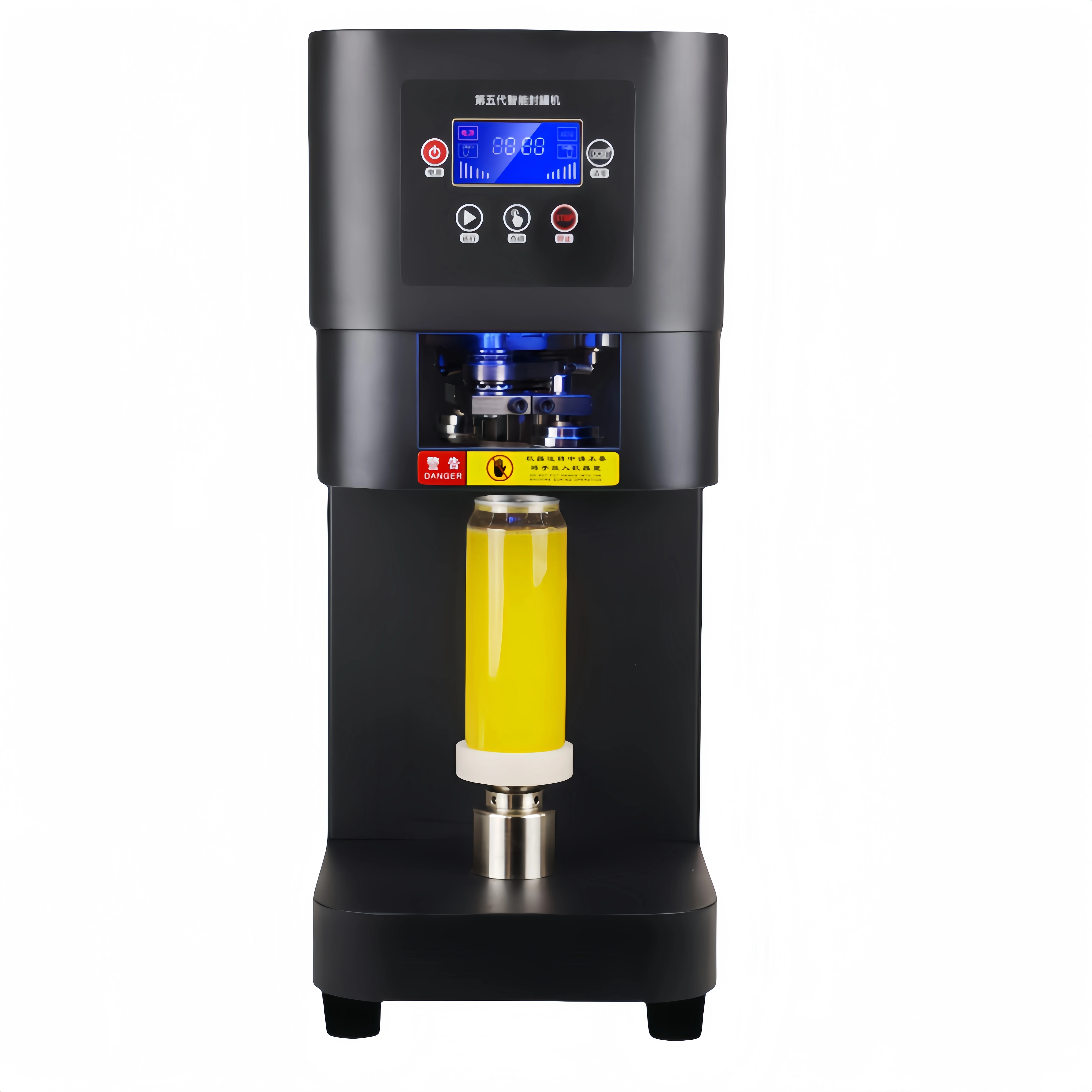 Manual Automatic Can Sealer Soda Bottle Seamer Cup Sealing Machine Tin Can Capping Machine Driven Type