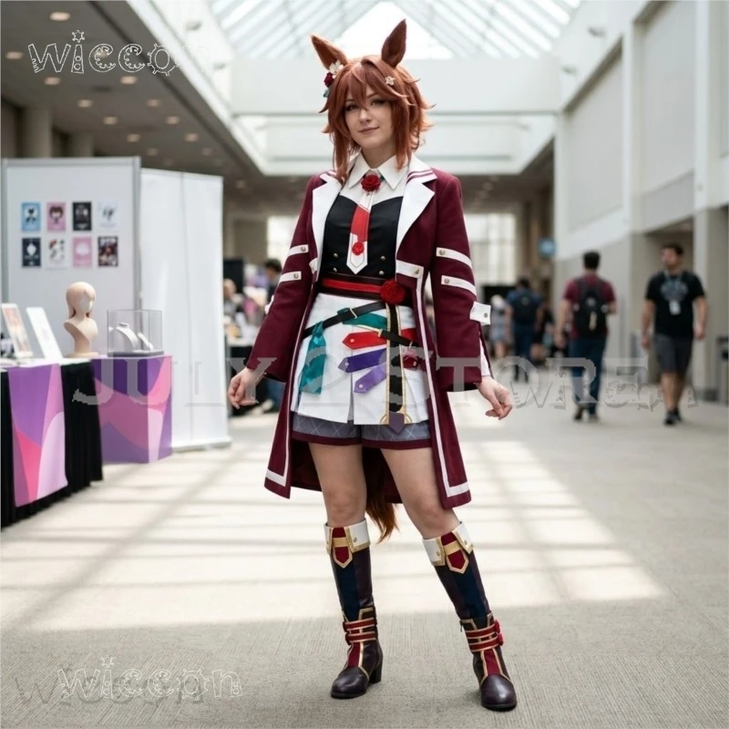 Uma Musume Pretty Derby Rose Kingdom Costume Female Game Cosplay, Adult Halloween Holiday Party Cosplays