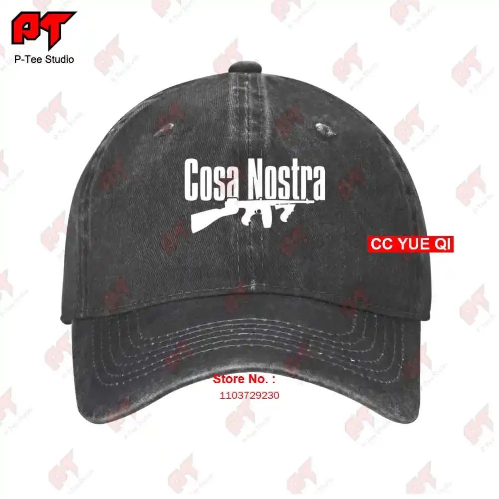 Cosa Nostra Mafia Gangster Godfather Baseball Caps Truck Cap TC6R