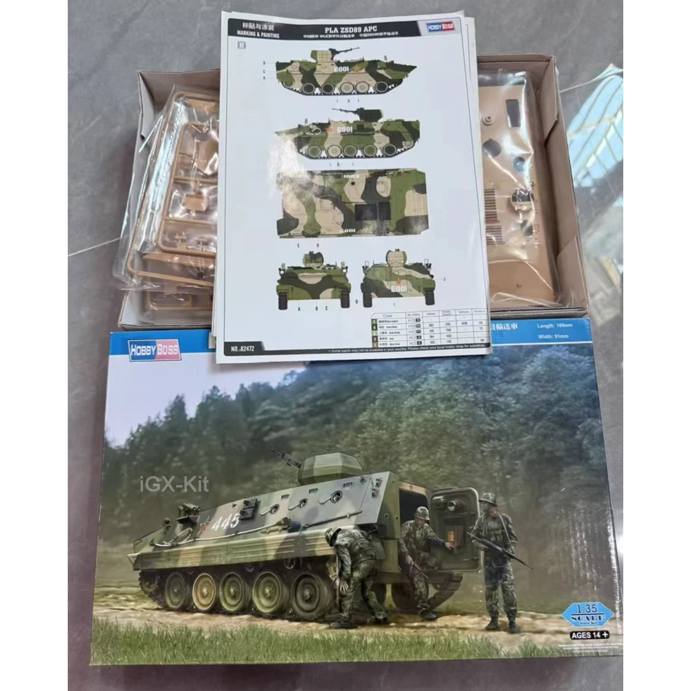 

Hobbyboss 82472 1:35 Scale ZSD89 Type 89 Armored personnel Carrier APC Vehicle Car Plastic Model Assembly Kit Hobby Craft Toy