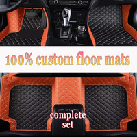 Car Floor Mat For Hyundai Grandeur Azera HG 2012 2013 2014 2015 2016 2017 Waterproof Pad Car Mats Foot Covers Car Accessories