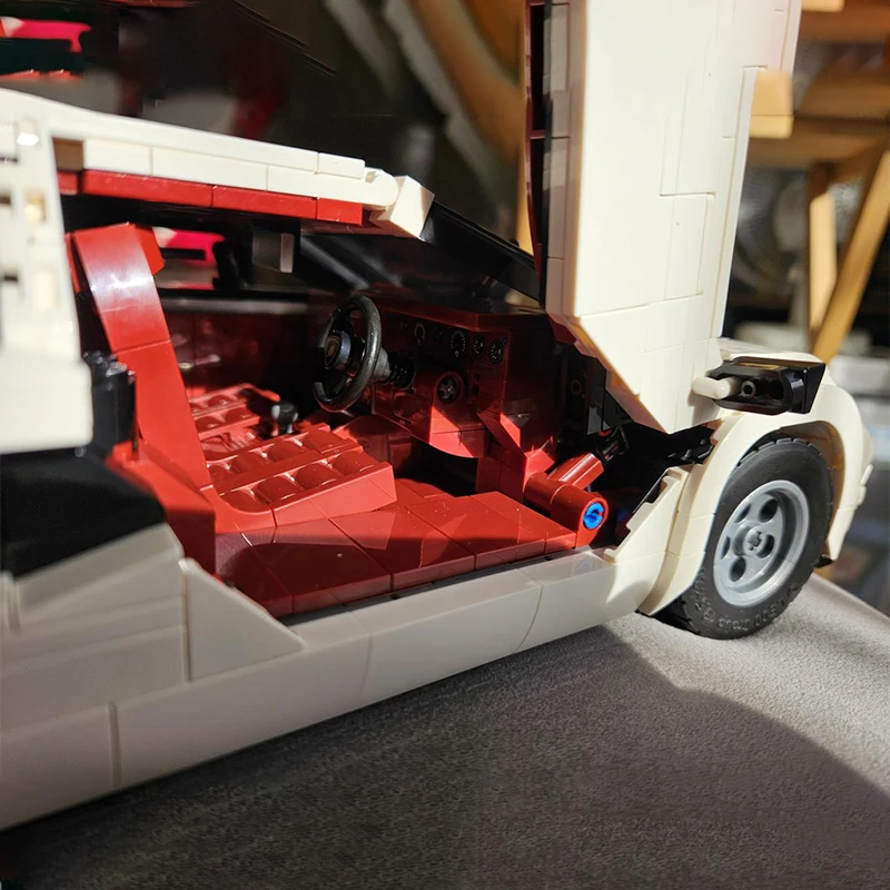 1709pcs MOC Icons Fixing The Countach Model Building Blocks Architecture Toy Christmas Gift Birthday Creative Assemble Idea DIY