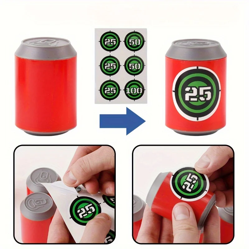 مجموعة واحدة، مجموعة ألعاب الرماية التفاعلية بين الوالدين والطفل في الهواء الطلق، تعزز التنسيق بين اليد والعين والتركيز، كرات ملونة عشوائية.