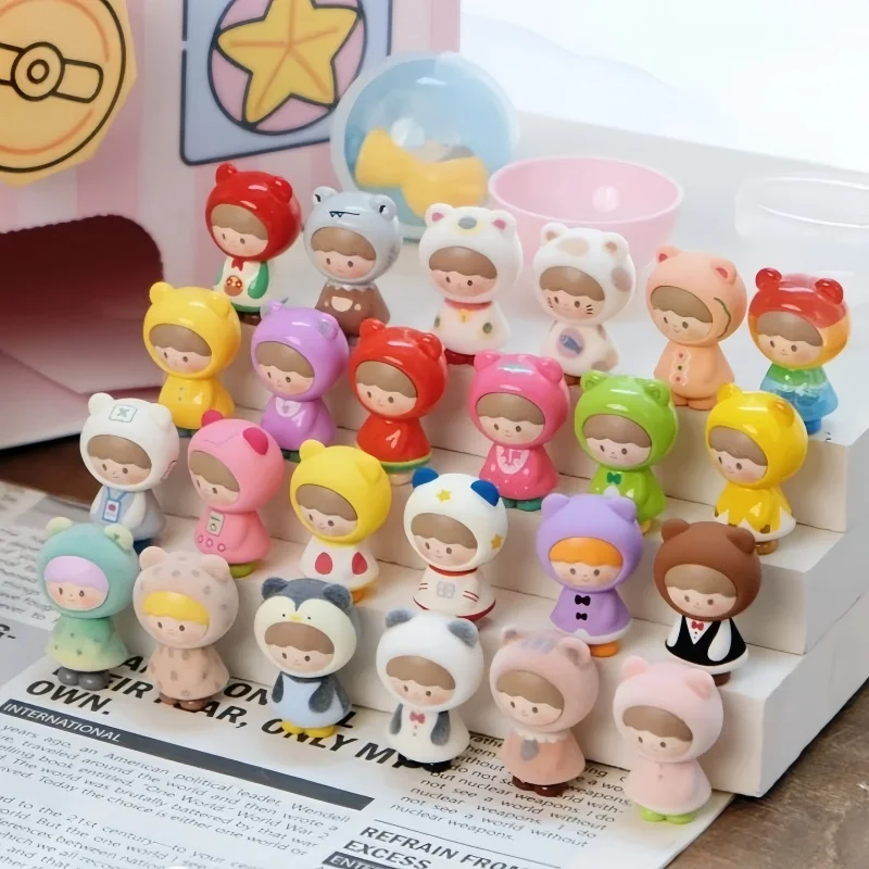 

Горячий единорог Zhuo Dawang, аутентичная кукла первого поколения с глухой коробкой, милая поворотная серия, украшение ручной работы для девочек и мальчиков