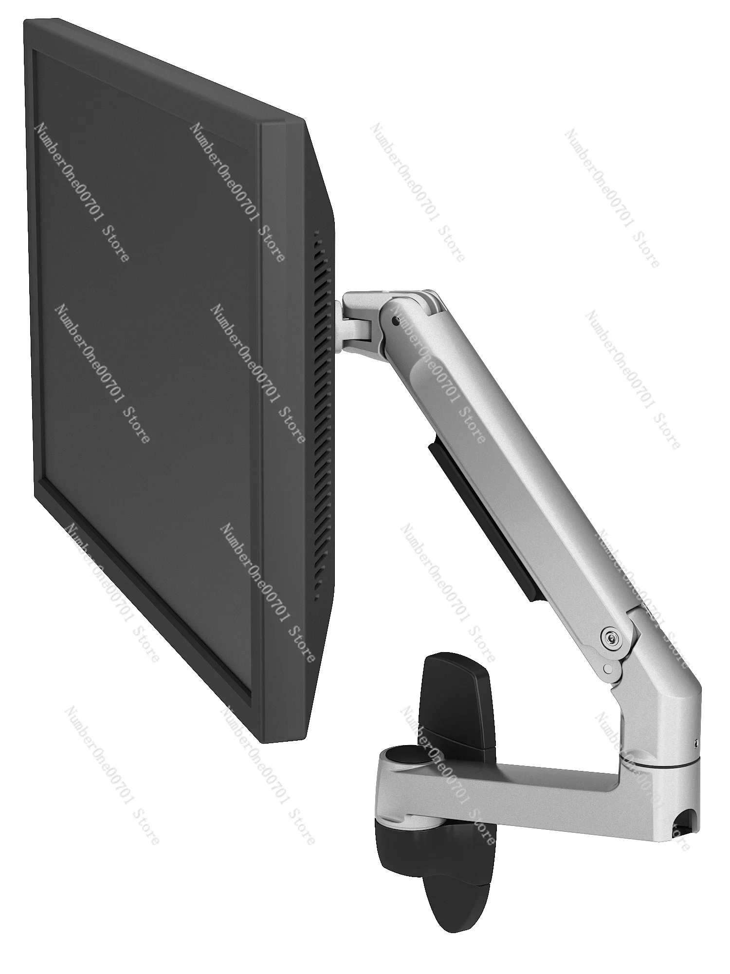 Extendable Telescopic Rotating Desktop Monitor Stand Wall-Mounted Extended Arm Base