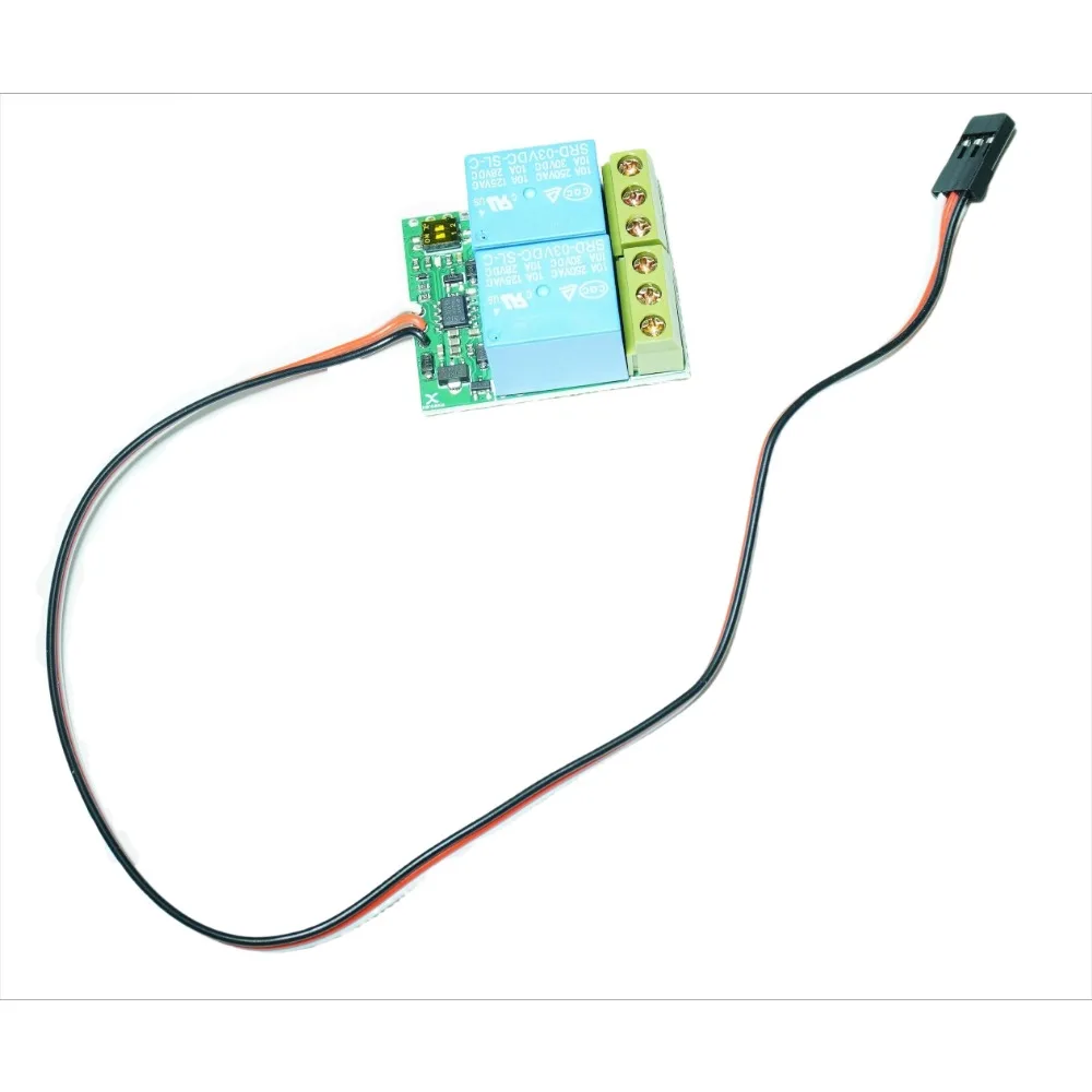 for FORDual Channel RC Relay Module 4 Working Mode PWM Electronic Switch 3.6-12V 250V/15A for RC Car Boat Motor Forward