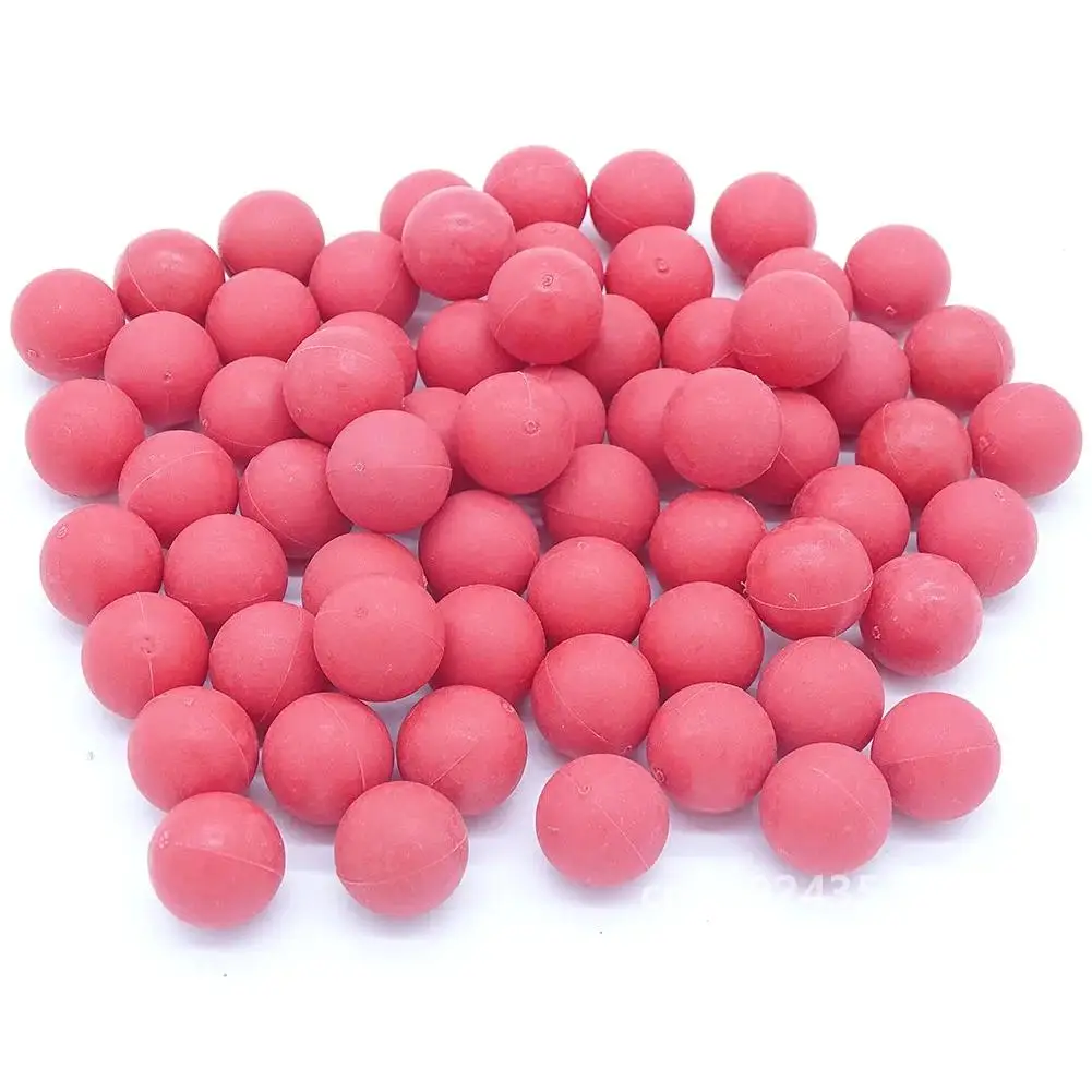 .68 Kaliber Rubber Paintball 0.68cal Training Bal 100PCS 200PCS Herbruikbare Paintball Gun Schieten Bal