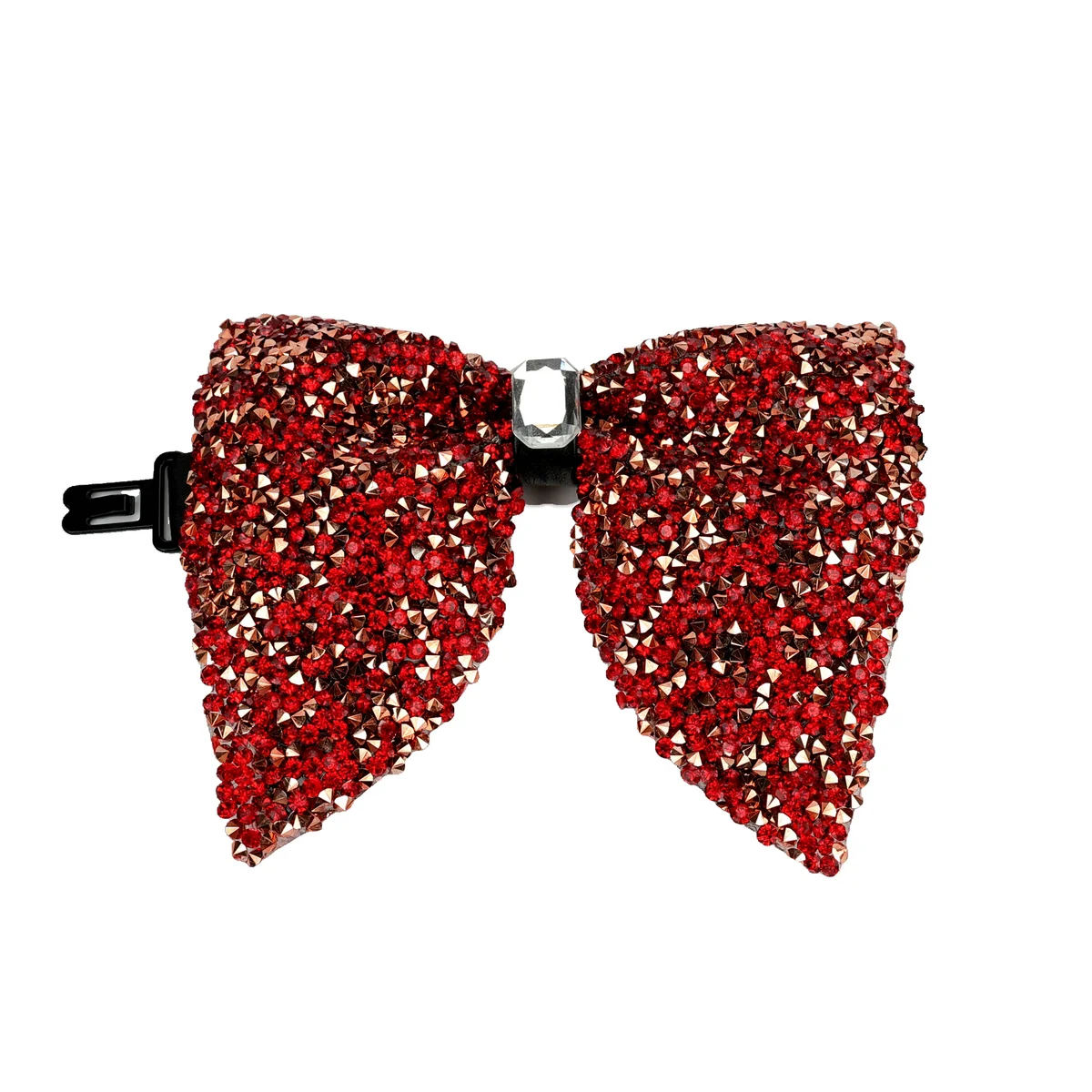 New Fashion Luxury Rhinestone Big Bowtie Black Golden Shiny Large Bow Tie For Men Business Wedding Party Ties Gift Accessories