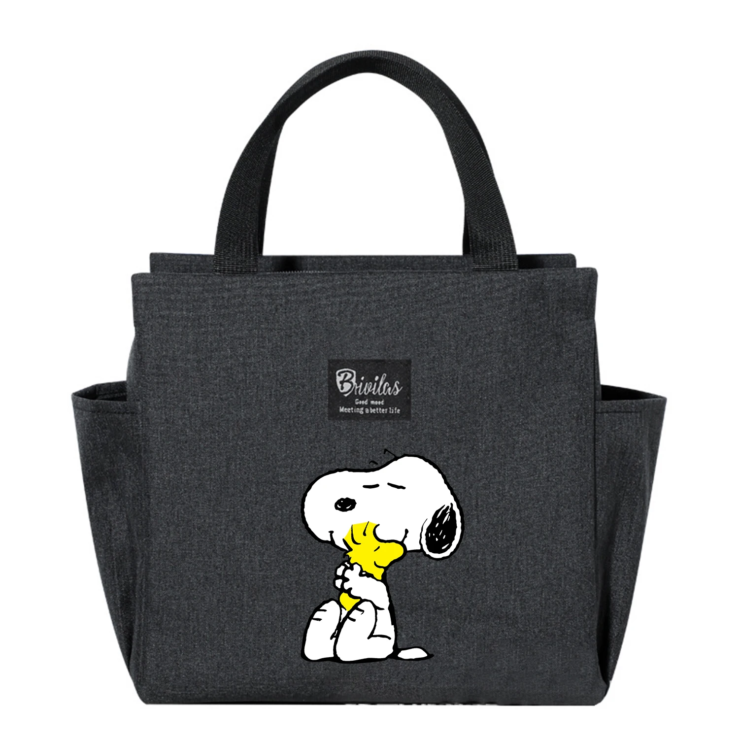 Snoopy Nieuwe Lunchtas Cartoon Draagbare Geïsoleerde Tas Grote Capaciteit Vers Zakje Voedsel Thermische Doos Tote Picknick Container Zakken Cadeau
