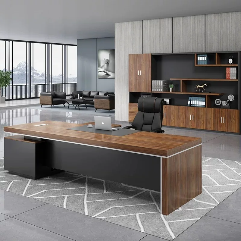 

Wholesale Office Furniture Personal Administrative Staff Desk Home Computer Desk High Quality Secretary Desk with Cabinet