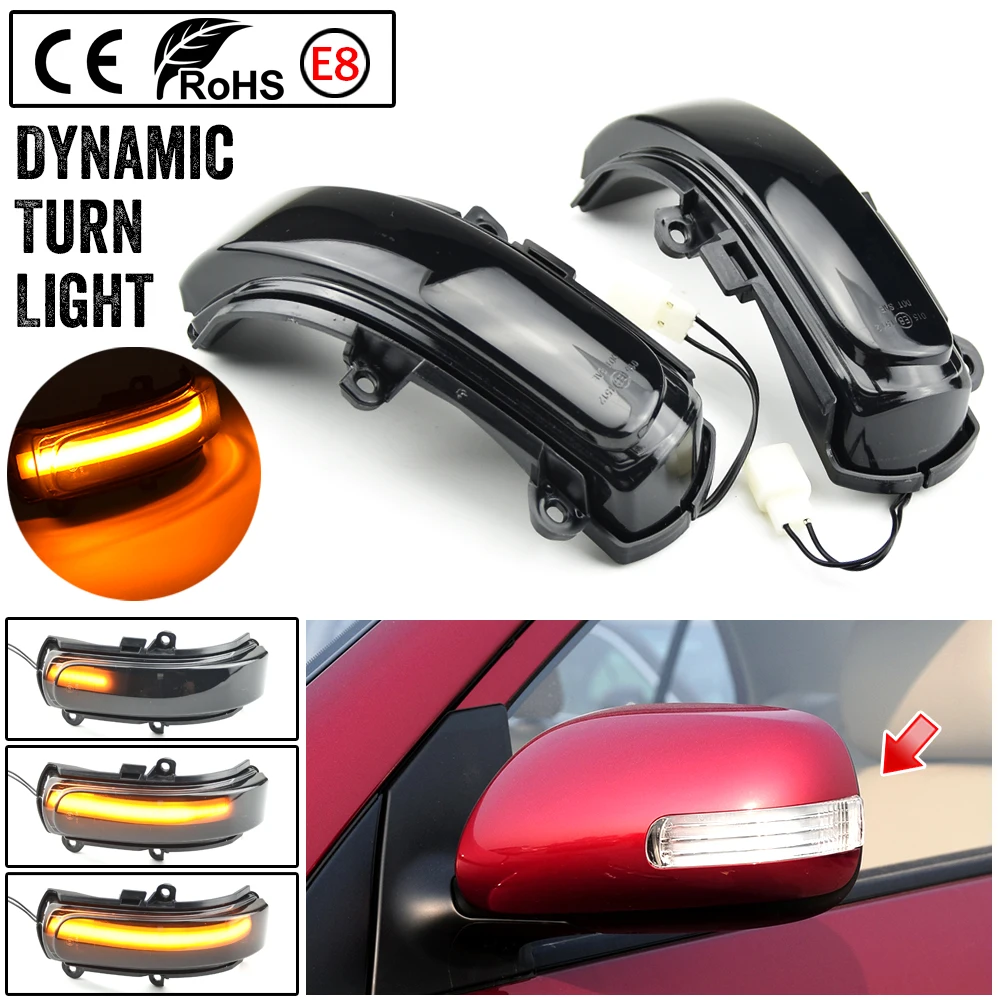Dynamic Steering Signal Led Rear View Mirror Indicating Flash For Toyota COROLLA ZELAS REIZ AURIS Scion BLADE MARK
