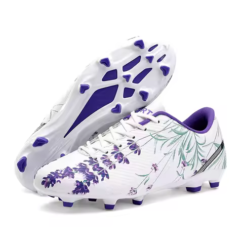 Kids Soccer Shoes Boys Girls Turf Football Boots Youth Training Sneakers Comfortable Lightweight Sport Shoes