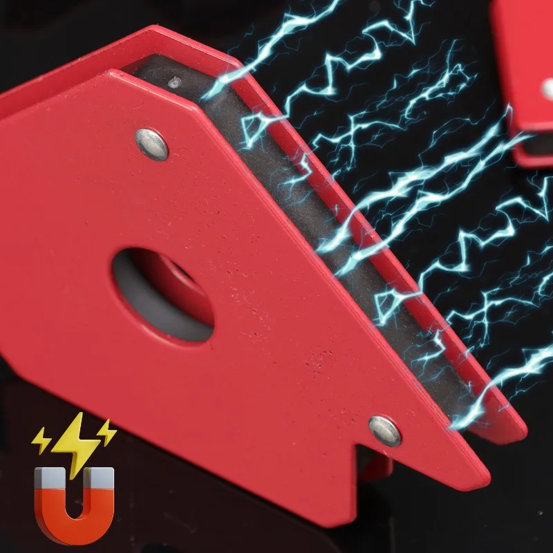 Metal Fixed Welding Auxiliary Locator Tool Hardware Accessories Magnet Welding Holder Soldering Hanging Fix Clamp 45°/ 90°/135°