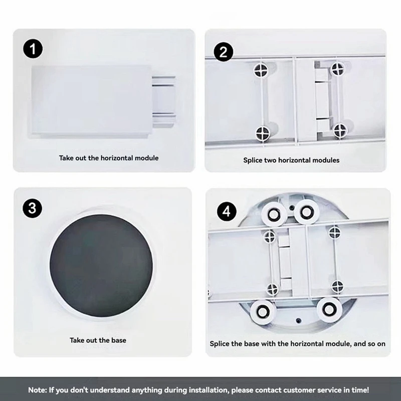 Lazy Susans Revolution Tray Expandable Portable Tabletop Rotating Serving Tray For Kitchen Dining Table