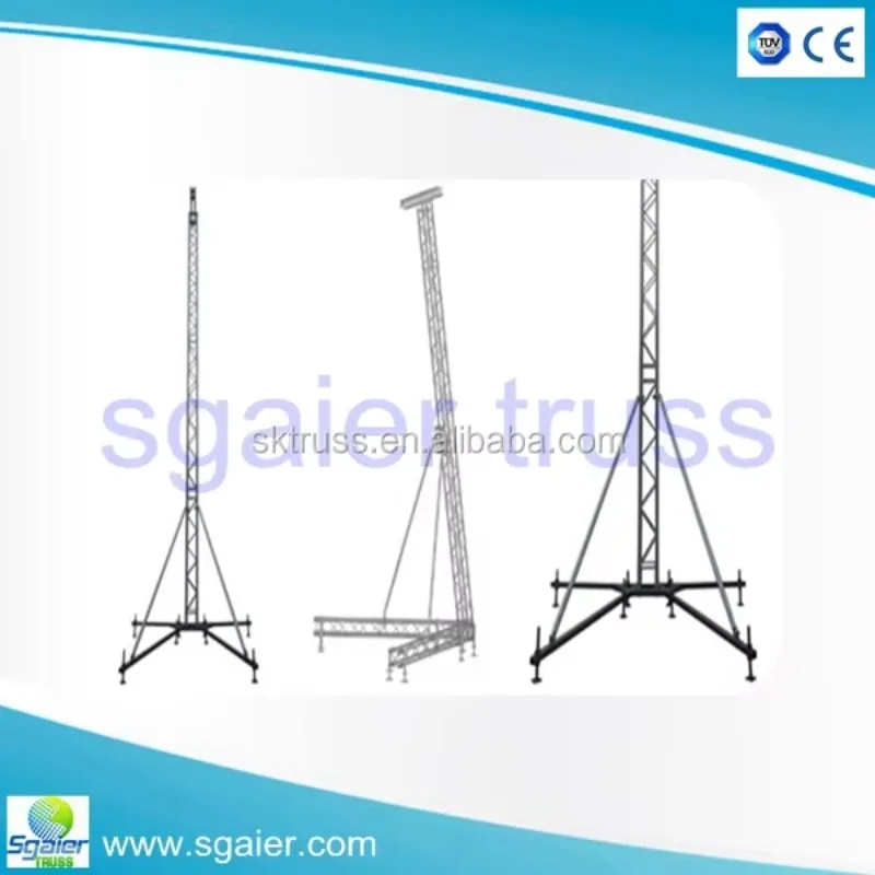 Imagen 6: Torre de aluminio para elevación de altavoces, truss de audio para sistemas line array