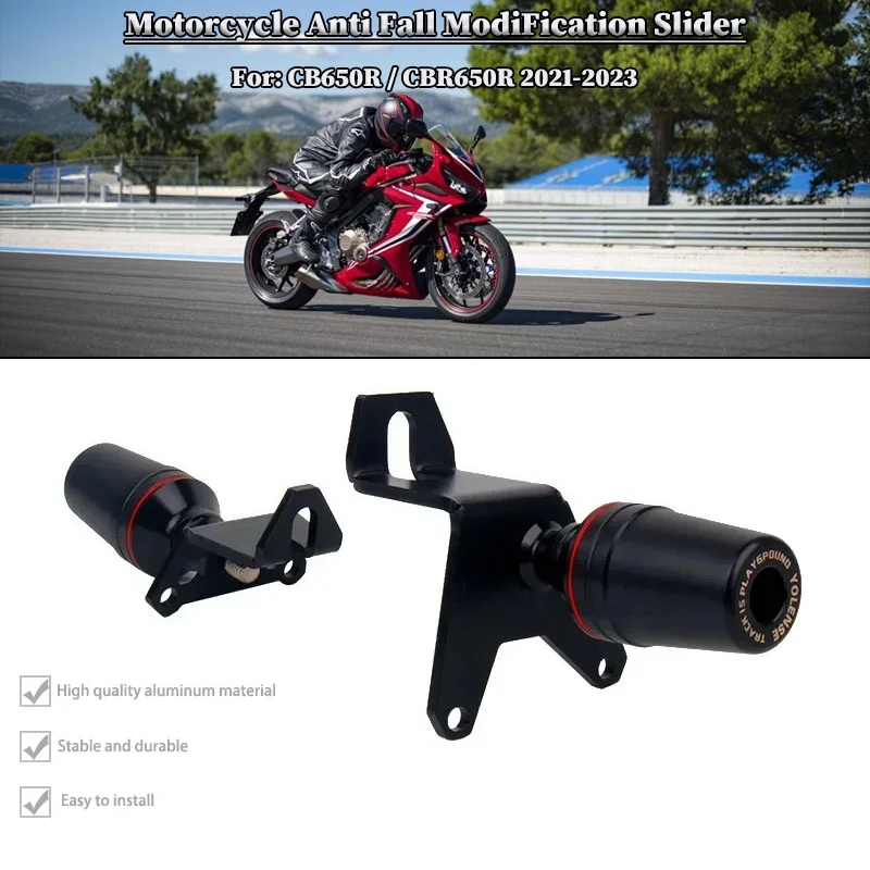 

Motorcycle Falling Protection Frame Slider Fairing Guard Crash Pad Protector For HONDA CBR650R CB650R 2021 2022 2023