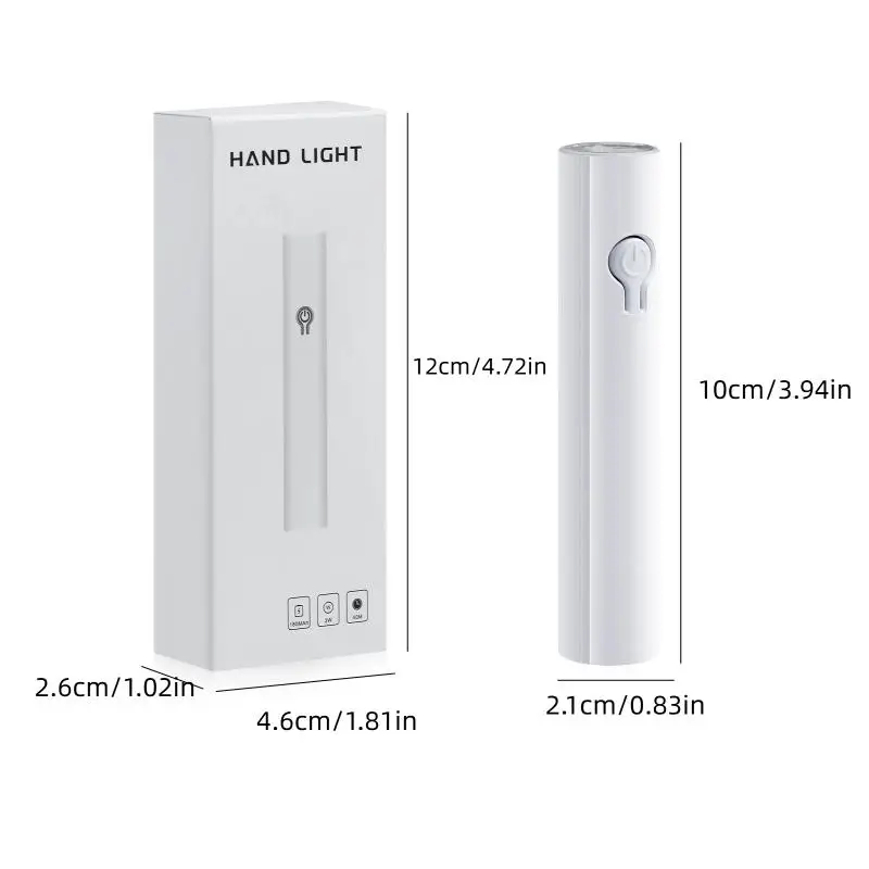 Ręczna lampa do suszenia paznokci UV/LED do utwardzania wszystkich lakierów żelowych do paznokci Narzędzie do zdobienia paznokci USB Akumulatorowa szybkoschnąca lampa do paznokci