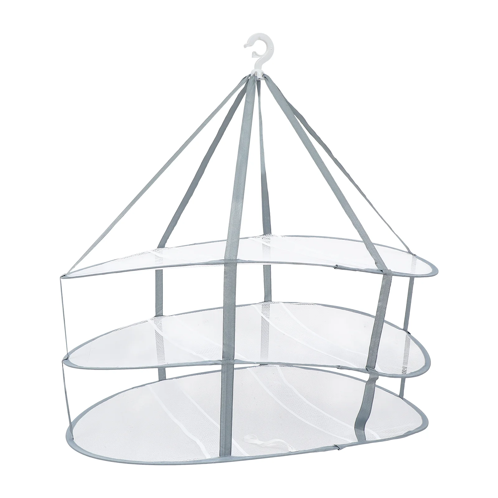 

Hanger Drying Rack Laundry Hampers Multi Purpose Fabric Net for Fish Clothes Dryer