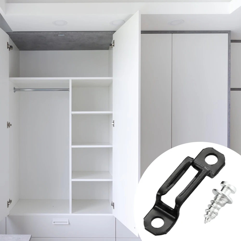 

20pcs 1.4 Thick Hiddens Pass-Through Connector Screw Set Metal Cupboard Hinge Recessed Fastener For Lockers