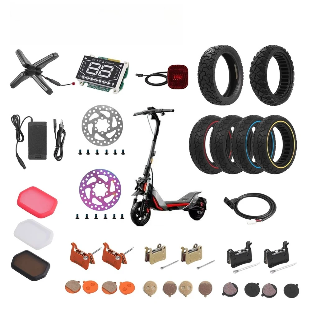 For ZT3 Pro Electric Scooter Various Spare Parts For Segway Ninebot ZT3 Pro Dashboard Headlight Brake Disc Pad Tire Taillight